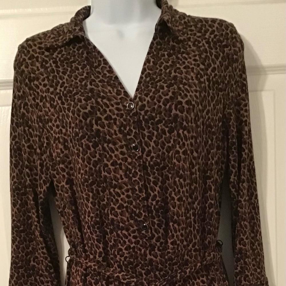 Talbots Animal Print Dress